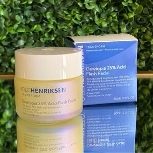 Ole Henriksen Dewtopia 25% Acid Flash Facial | NEW | OLEHENRIKSEN